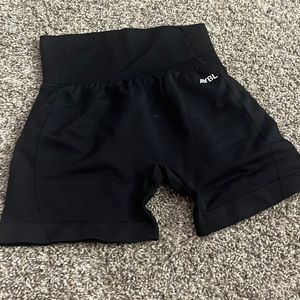 Black AYBL workout shorts